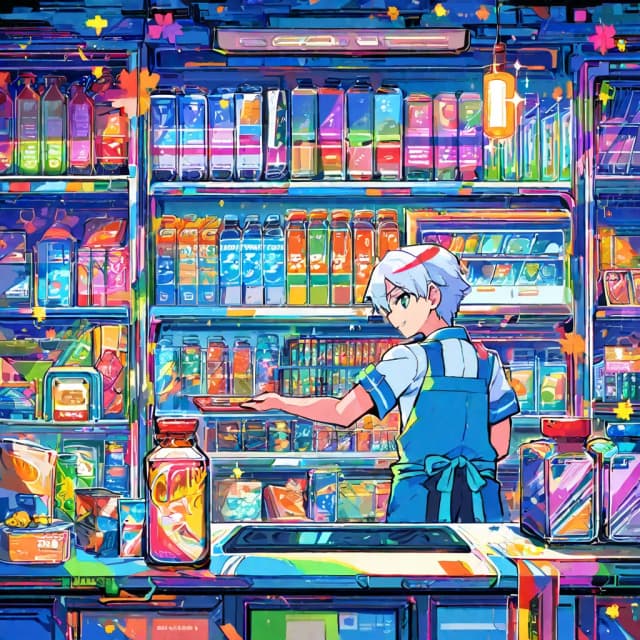 銀髪バイトのコンビニ日誌